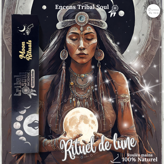 Encens Tribal Soul " Rituel de lune" - Douceurs des âmes - Boutique ésotérique