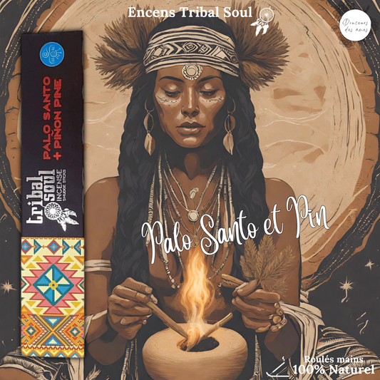 Encens Tribal Soul "PALO SANTO & PIN" - Douceurs des âmes - Boutique ésotérique