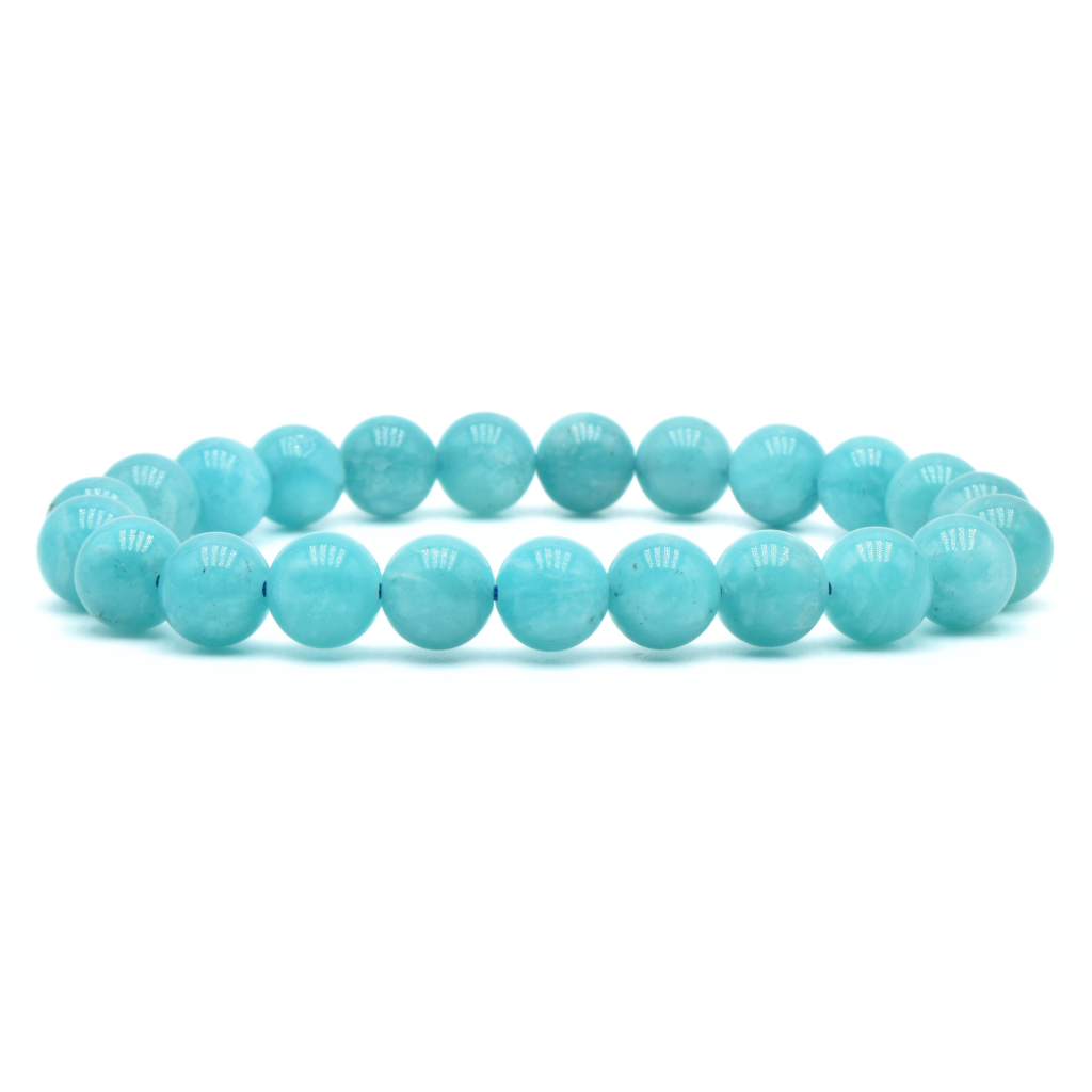 Bracelet pour Lui "TENDRESSE" Amazonite naturelle - Douceurs des âmes - Boutique ésotérique