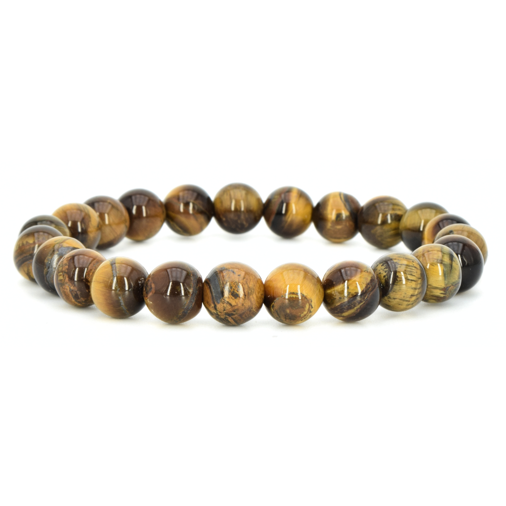 Bracelet pour Lui "BOUDDHA" Œil de Tigre naturel - Douceurs des âmes - Boutique ésotérique