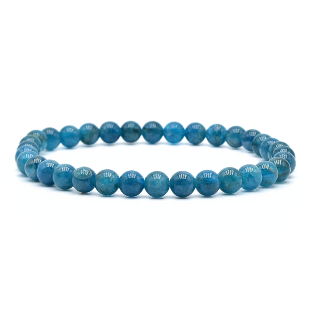 Bracelet "CONFIANCE" Apatite Bleue naturelle - douceurs_des_ames