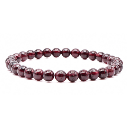 Bracelet "VITALITÉ" Grenat Rouge naturel - douceurs_des_ames