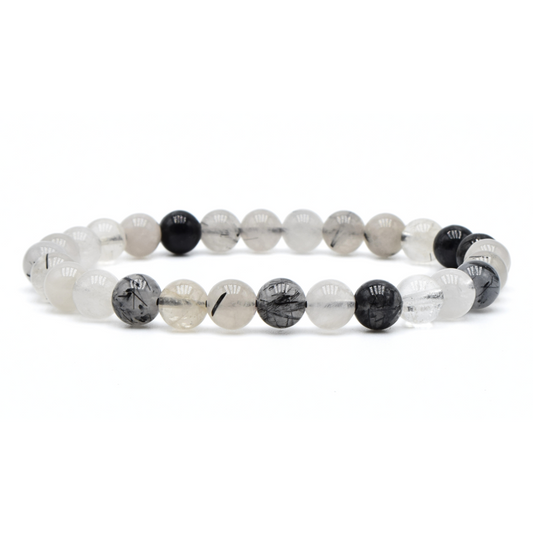 Bracelet "PAIX INTERIEUR" Quartz Tourmaline naturel - douceurs_des_ames