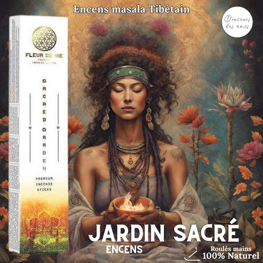 Encens Fleur de Vie "JARDIN SACRÉ" - douceurs_des_ames