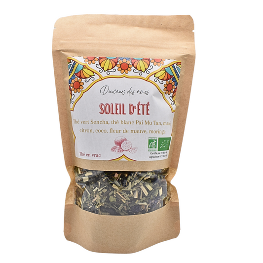 "SOLEIL D'ÉTÉ" Thé mixte citron-coco 100 gr