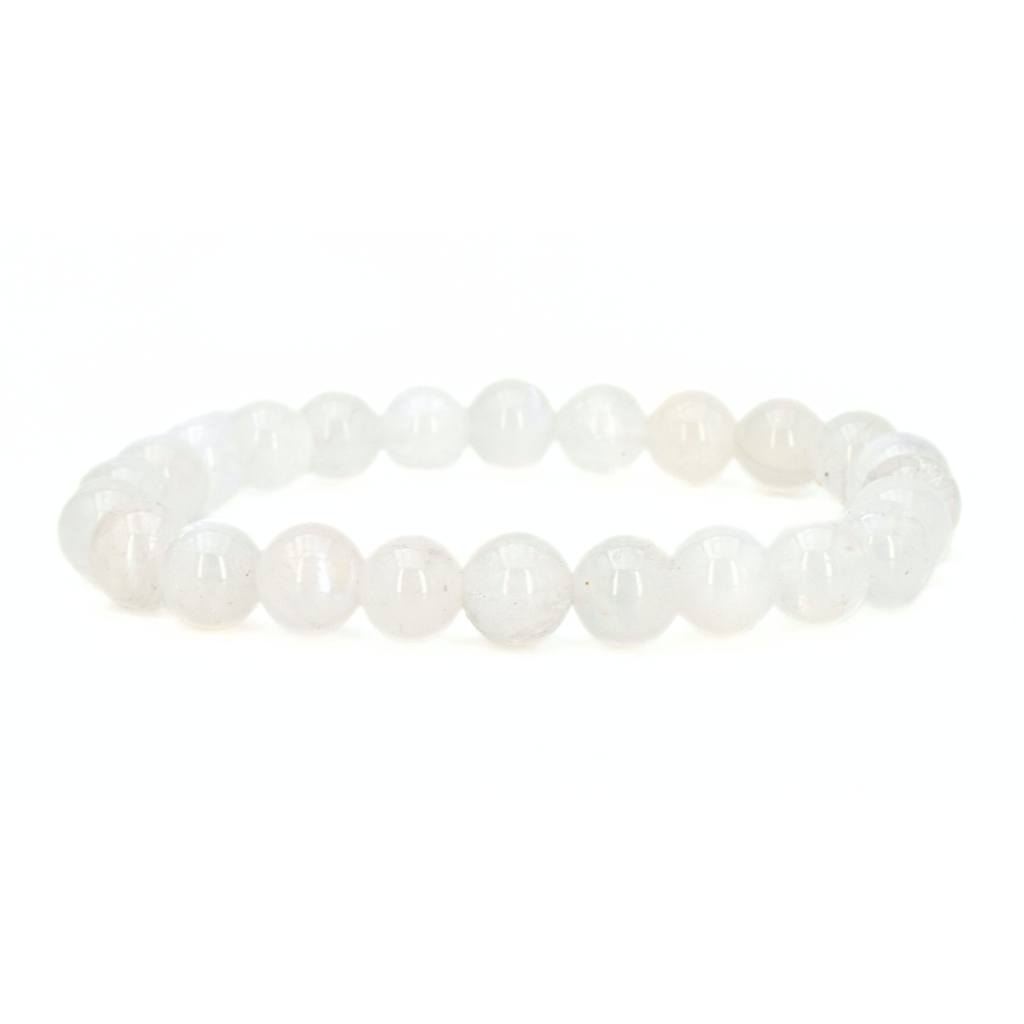 Bracelet "FÉMININ SACRÉ" Labradorite blanche naturelle - douceurs_des_ames