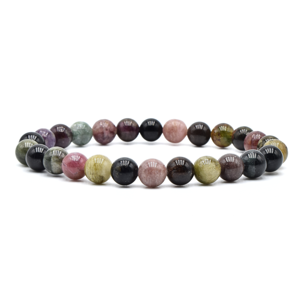 Bracelet "TALISMAN" Tourmaline multicolore naturelle - douceurs_des_ames